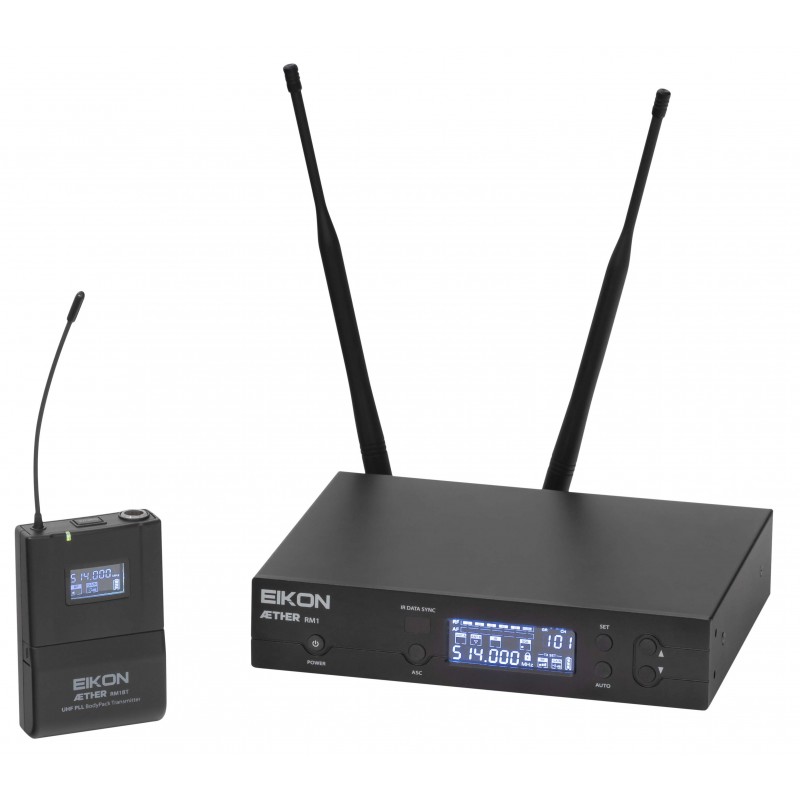 EIKON AETHERRM1HD EIKON 8032496979791 China ST 1 5 Active 1 0 3 HAWA 85181000 PLL UHF WIRELESS BODYPACK MICROPHONE SYSTEM - BAND